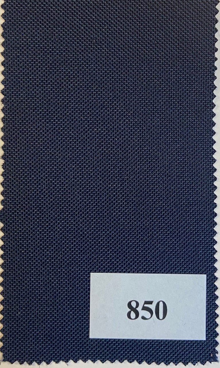 Oxford Fabric, weight 200g/m², width 160cm, dark blue. Polyester PU.