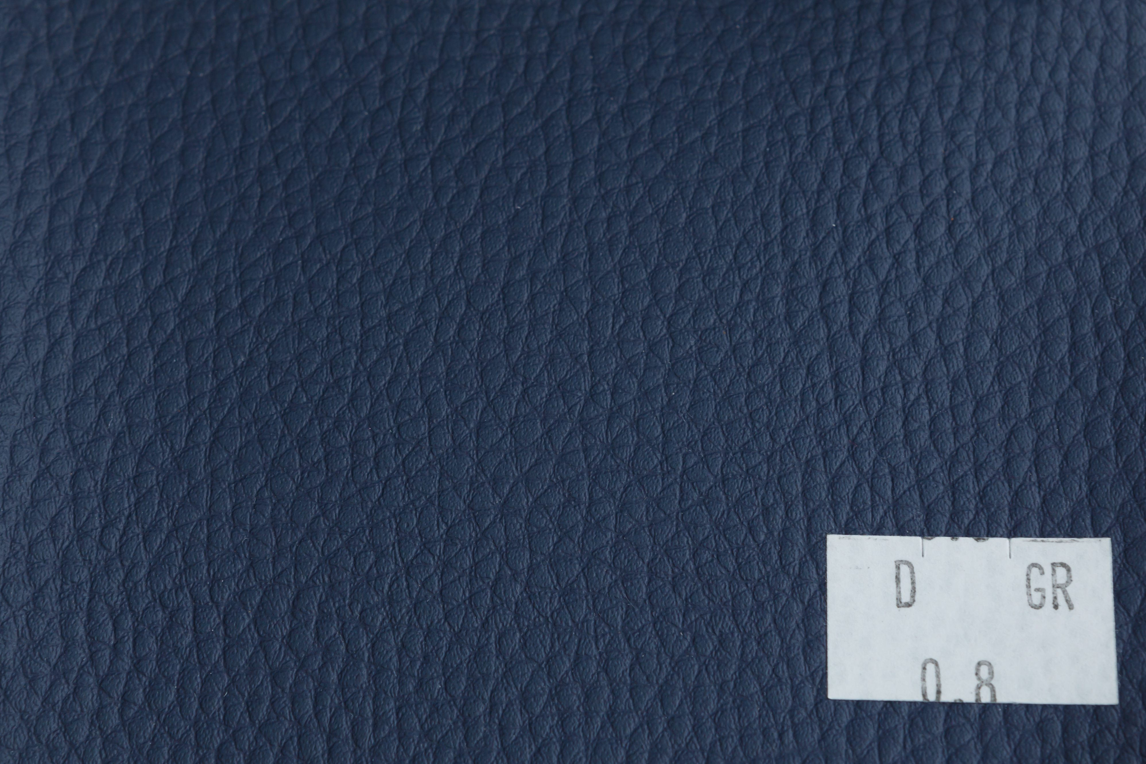 PVC Leather, Budget+, width 145cm, weight 450g/m², Dark blue. Price per running meter, 21% VAT incl.