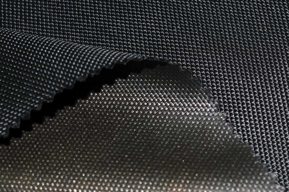 Oxford Fabric, weight 200g/m², width 160cm, BLACK. Polyester PU.