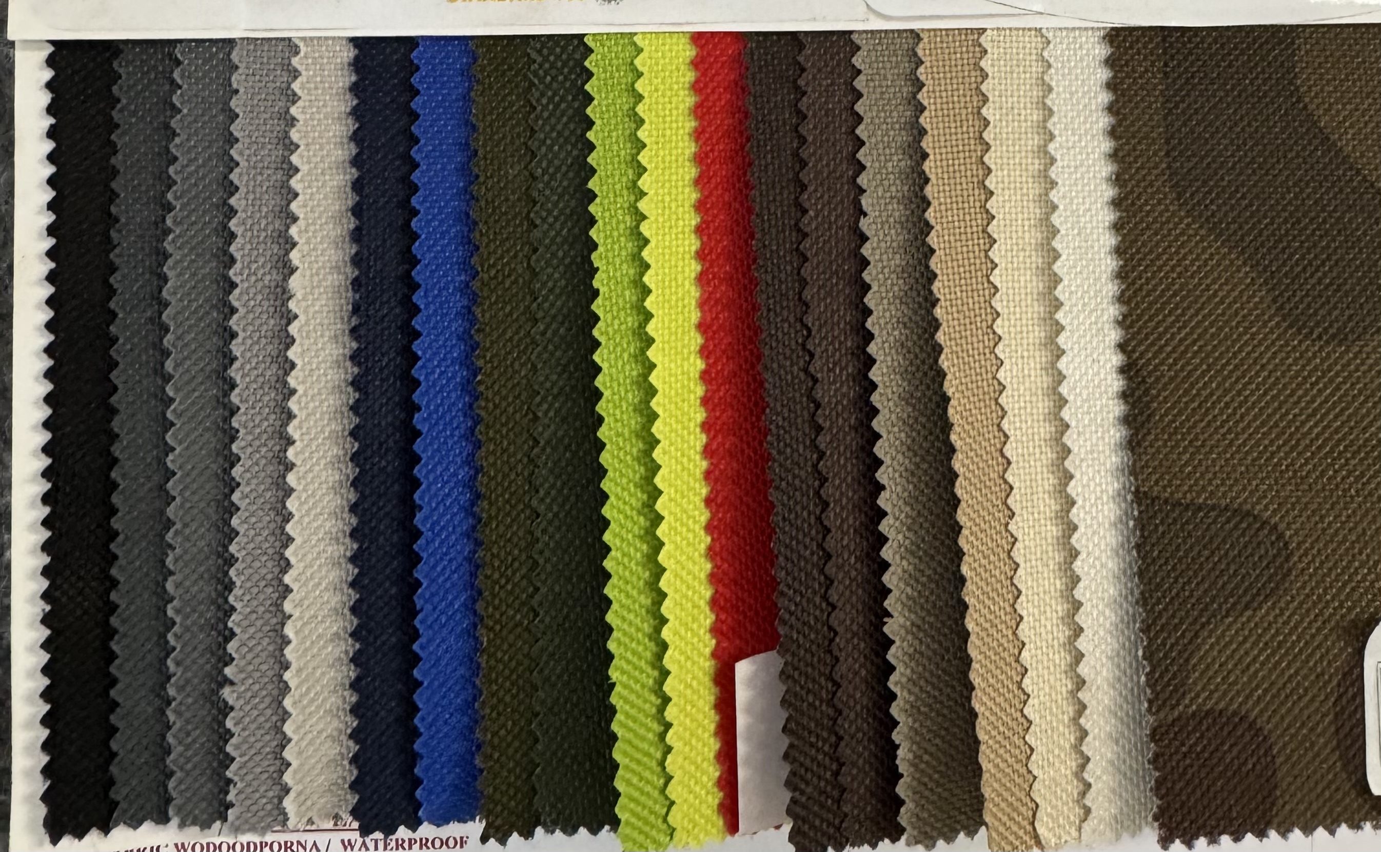 Kodura Fabric, 600Dx300D, weight 350g/m², width 150cm. Price per roll 50m, VAT incl.