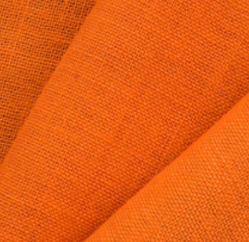 Džutas audums, Nr.64. Bl.280 g/m². Pl.145 cm. Oranžā krāsā. Bezmaksas piegāde uz Omniva pakomātiem visā Latvijā!
