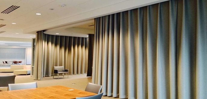 Akustiskais audums Moltons, pelēks. Bl.300g/m². Pl.300cm. DIN 4102/B1.