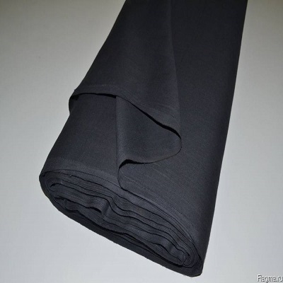 Cotton Bed Sheet Fabric, weight 145 g/m², width 150 cm, black. Price per roll 100m, VAT incl. 