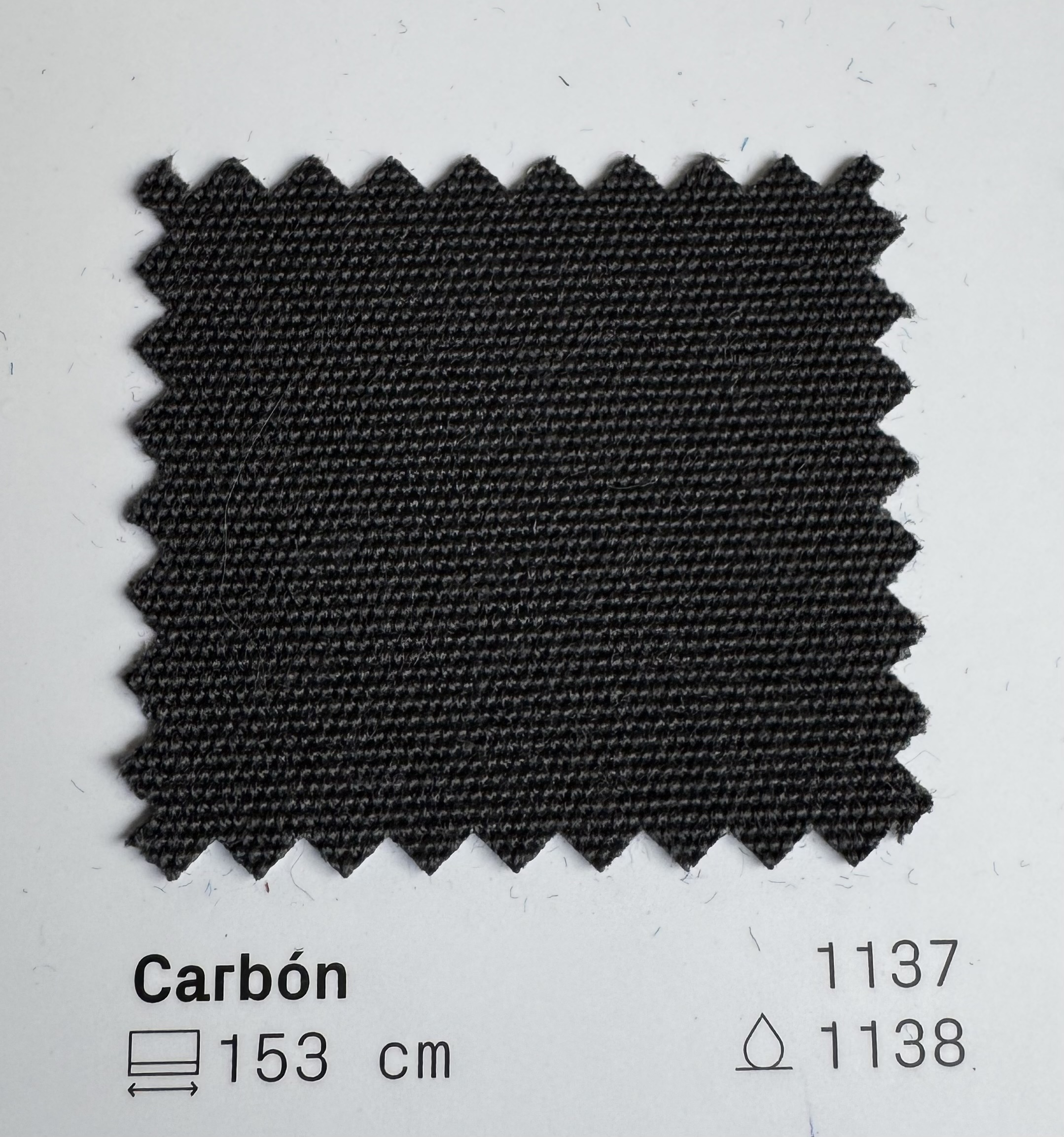 SAULEDA MASACRIL-ESP. CARBON. Ширина 153cm. Плотность 330g/m²