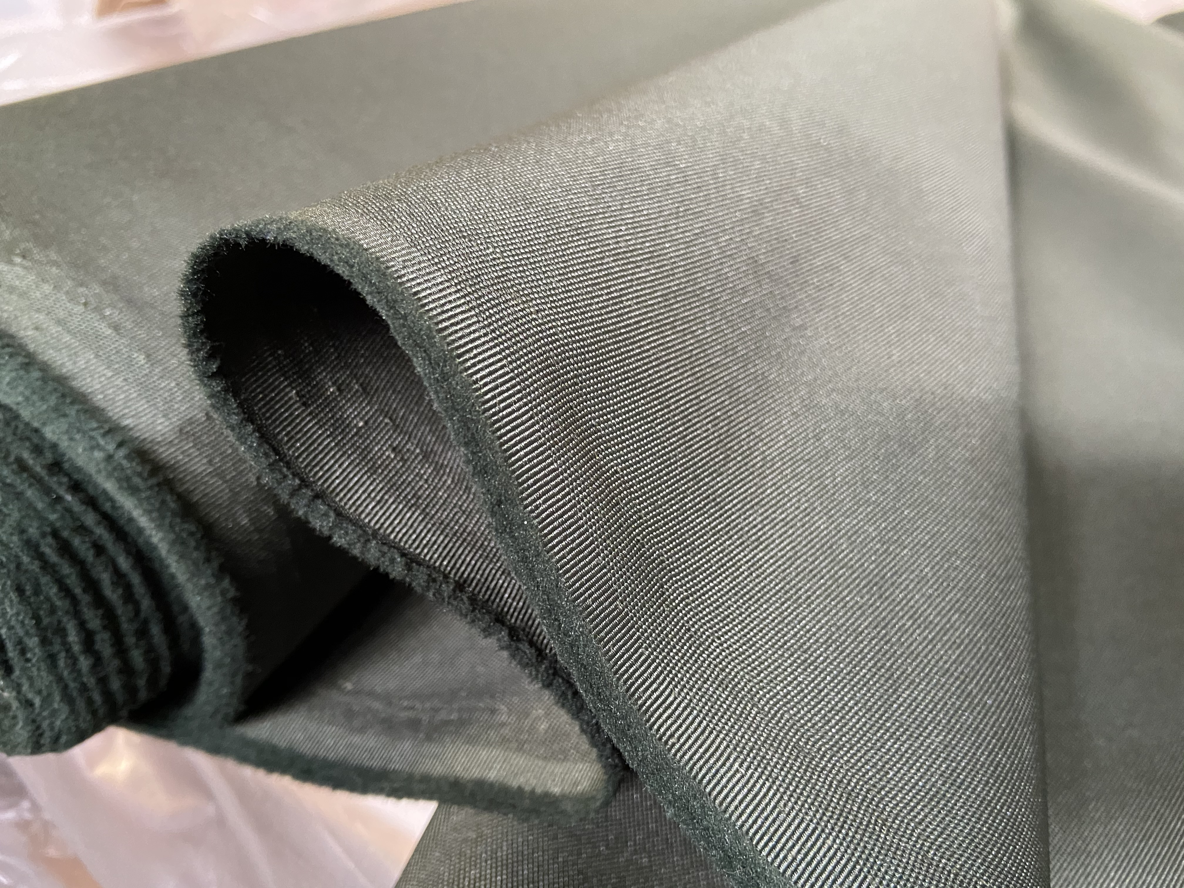 KONDOR Fabric, weight 287g/m², width 150cm, chameleon color (grey/green). Price per meter, 21% VAT incl. 