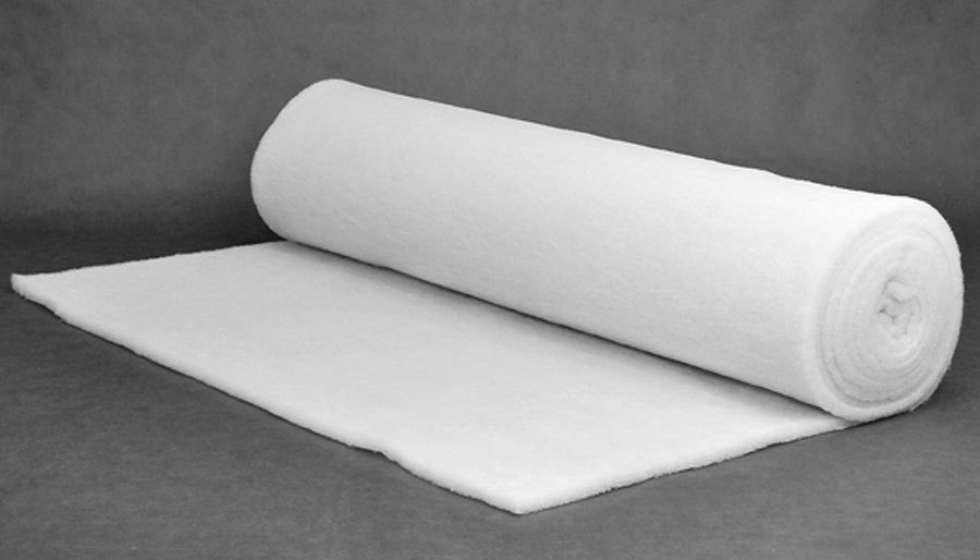 Мебельный синтепон, 300 г/м². Ширина 160 см. 100% полиэстер. Рулон 30 м.