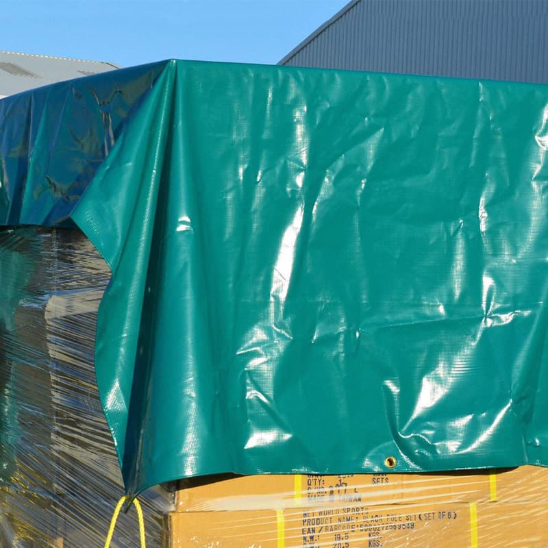 PVC tentu materiāls (autotents) zaļš, 606/606. Bl.620 g/m2. Pl.204 cm. Rullis 14,40 m
