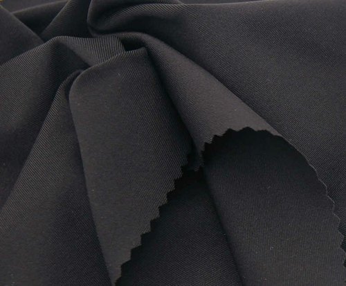 Flame retardant, Water-proof Fabric JET. Weight 350g/m², width 150cm, Black.