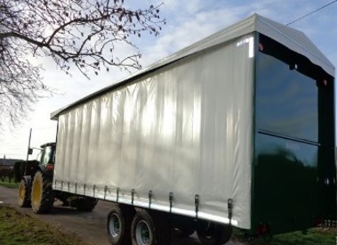 ПВХ материал (автотент) пл.900g/m², шир.300cm. Light Grey. Рулон 180m². Цена с НДС за рулон