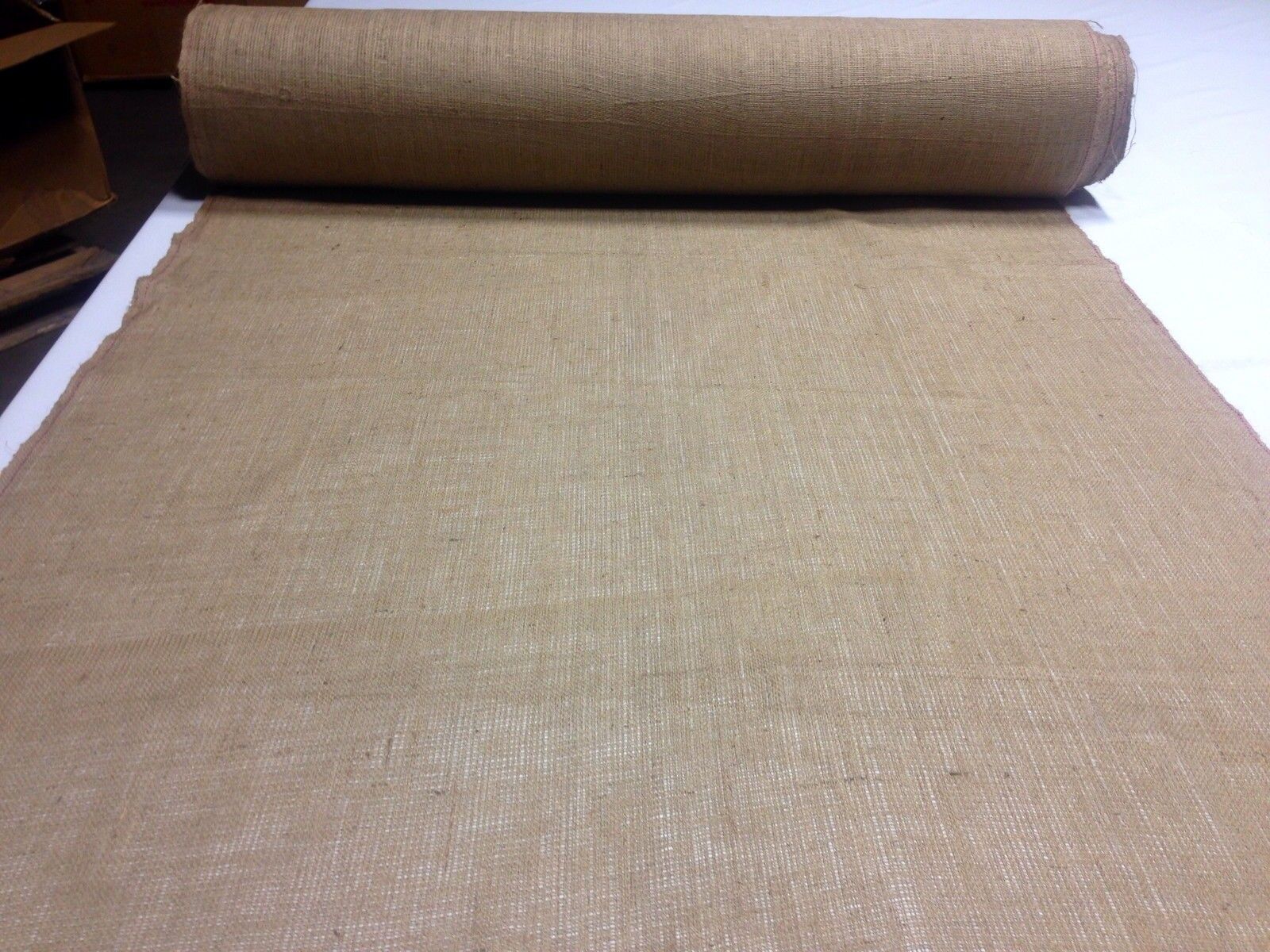Jute Fabric. Weight 305g/m². Width 100cm. Price per roll 10m, 21% VAT incl.