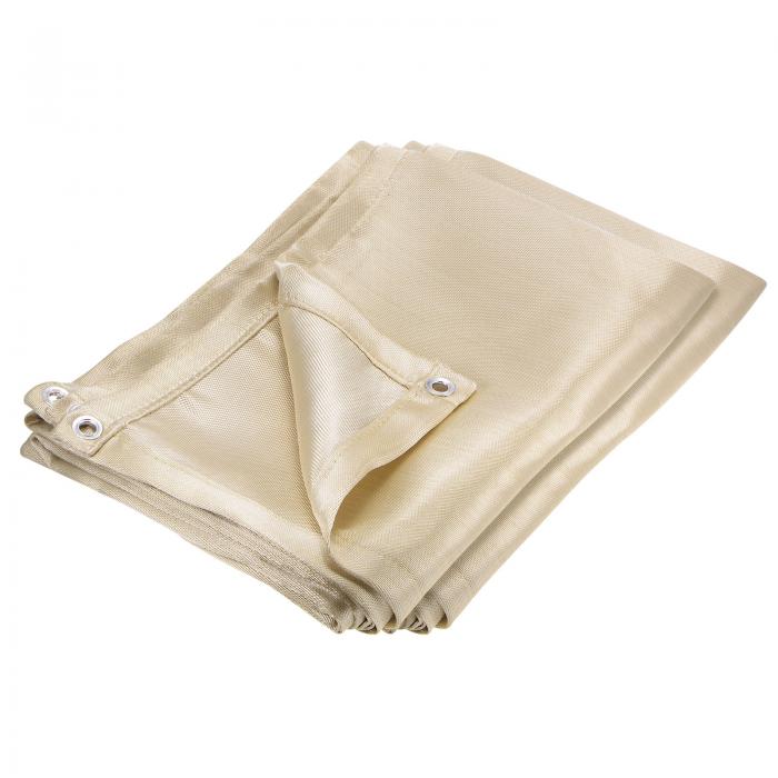 Metināšanas sega. Stikla šķiedra ar augstu silīcija saturu 0,75 mm, 800 g/m2, 3 x 2 m.