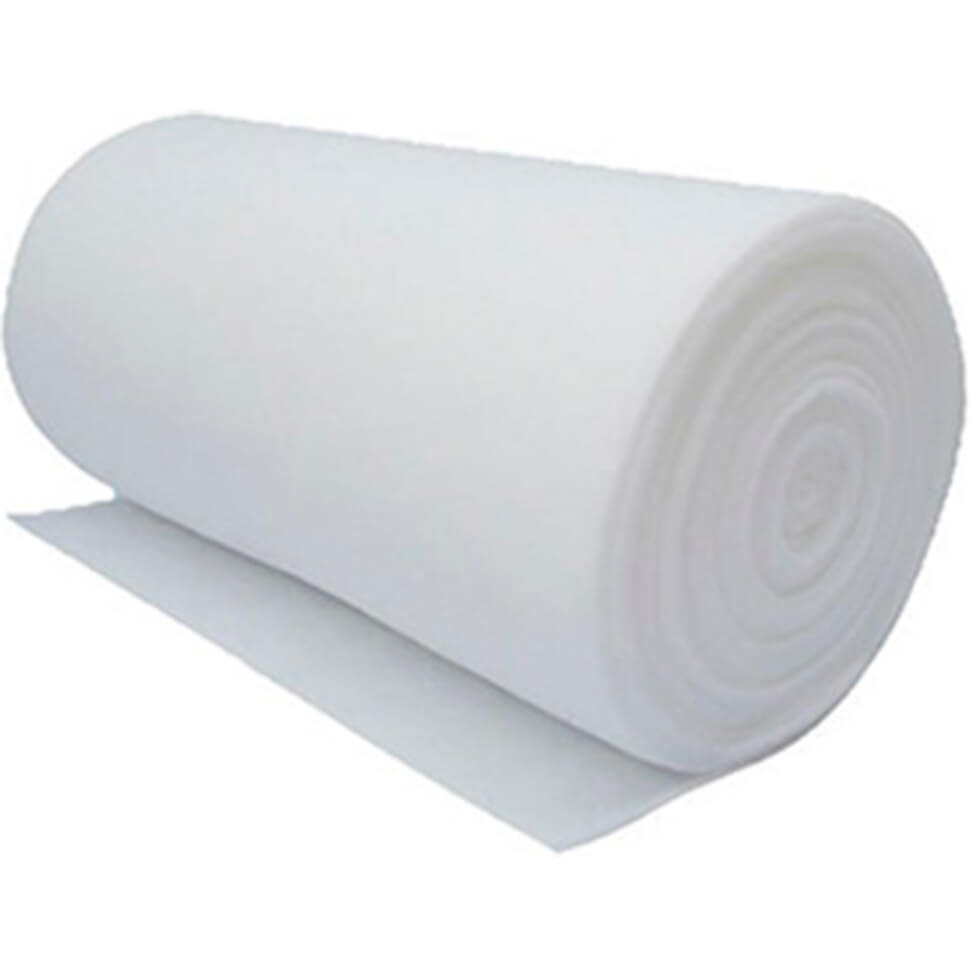 Polyester Padding, weight 100g/m², width 150cm. Thickness 10 mm. Price per roll 30m, 21% VAT incl.