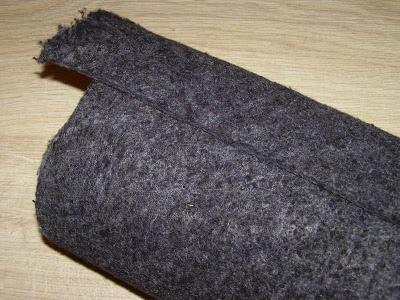 Felt 5 mm, weight 630g/m², width 150cm. 30% wool; 70% polyester. Roll 30m². Price per roll VAT incl.